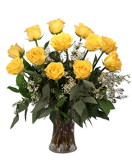 Dozen Yellow Roses